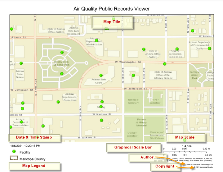 arizona state university campus map